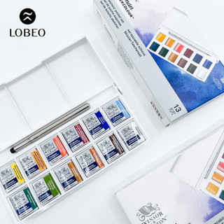 Màu nước winsor&newton cotman 12 màu