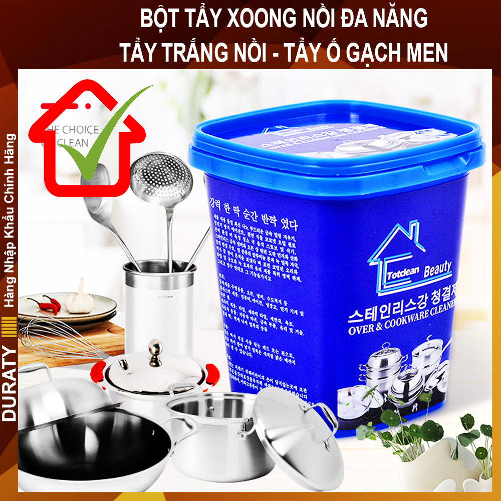 Bột Tẩy Xoong, Nồi, Vòi Rửa - Vệ Sinh Nhà Bếp, Tẩy Trắng Gạch Men Nhà Tắm, Đồ Gia Dụng - DURATY
