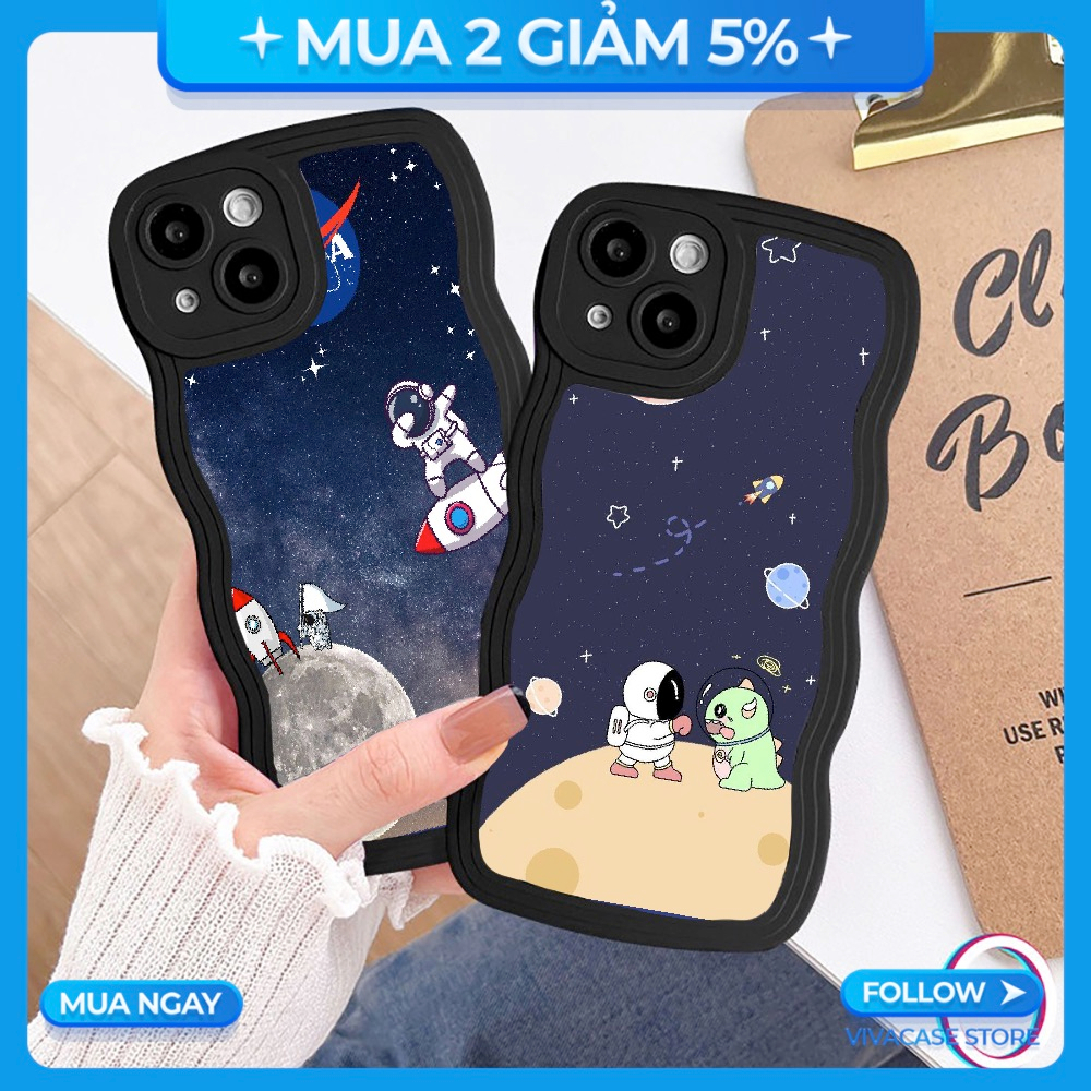 Ốp lưng Gợn Sóng OPPO F9/A5S/A7 2018/A54/A74/A96/...trong hình Phi hành BST2