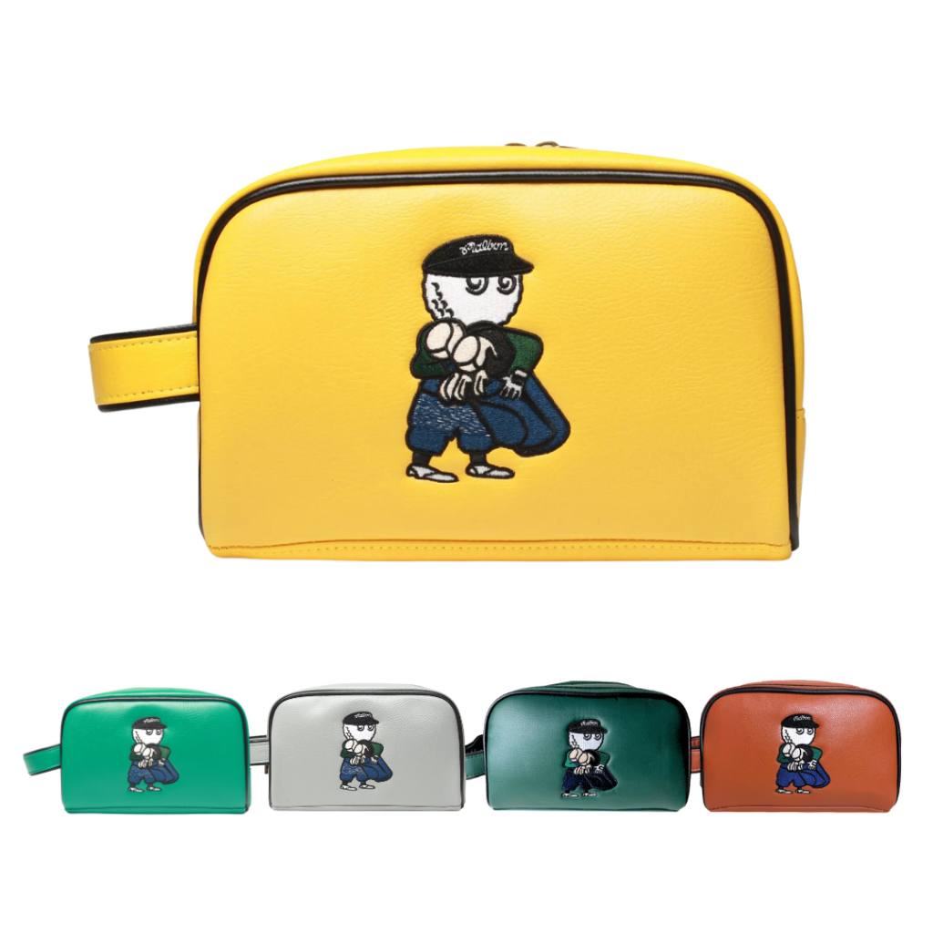 Túi Golf Da Thêu Hình 5 Màu Thời Trang - Pouch Bag