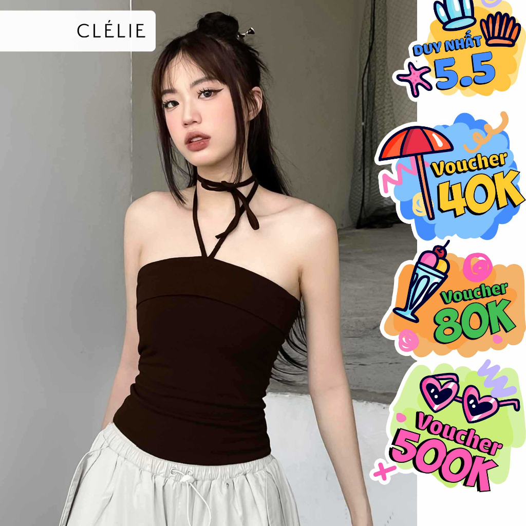 Áo ống thun cotton 2 lớp | LOLA TOP - CLÉLIE