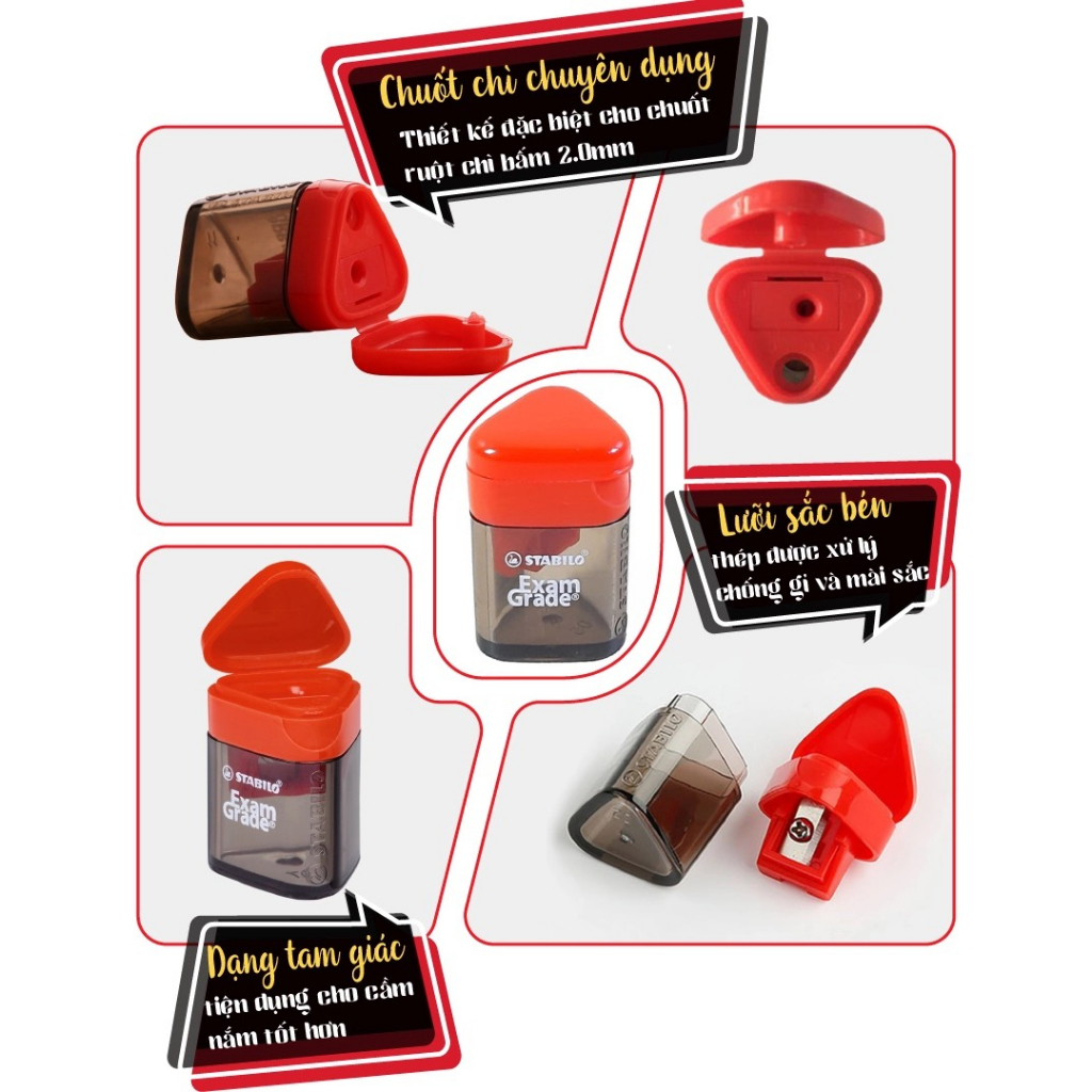 Chuốt ruột chì Stabilo 2.0mm Exam Grade 4588 THEARTSHOP