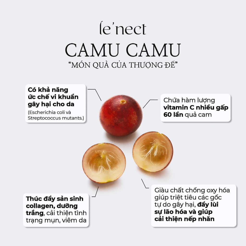 Sữa rửa mặt Trắng da Be'Balance Camu Camu Cleansing Foalming Gel 300ml