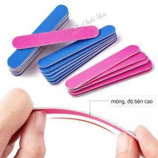 Dũa mini nail box, dũa móng tay mini set 100 chiếc Nghi Thảo Nails