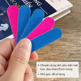 Dũa mini nail box, dũa móng tay mini set 100 chiếc Nghi Thảo Nails