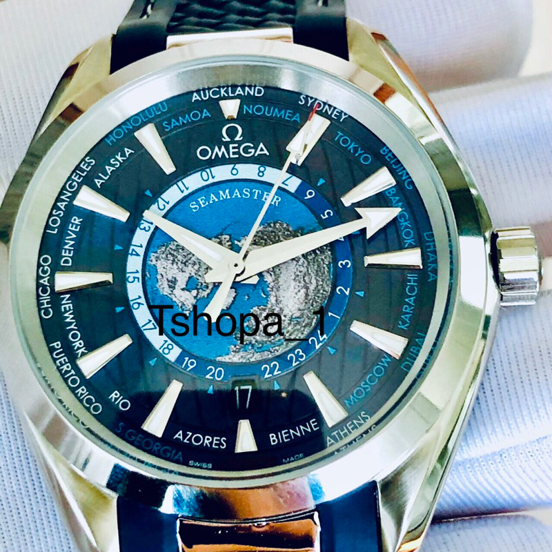 Đồng hồ nam Omg sea Worldtime máy cơ Automatic , chống nước 100m