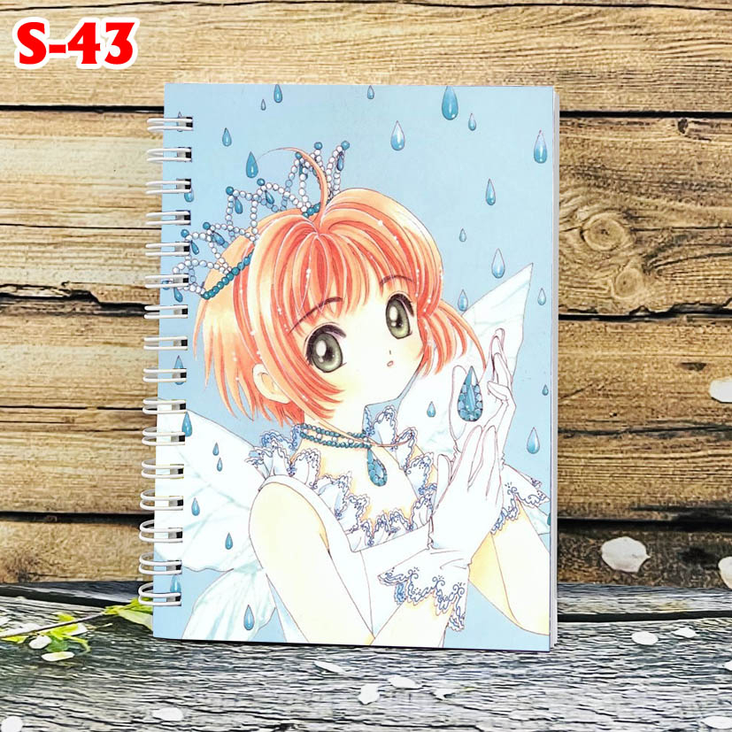 Sổ lò xo anime Card-Captor-Sakura, sổ gáy xoắn anime Card-Captor-Sakura