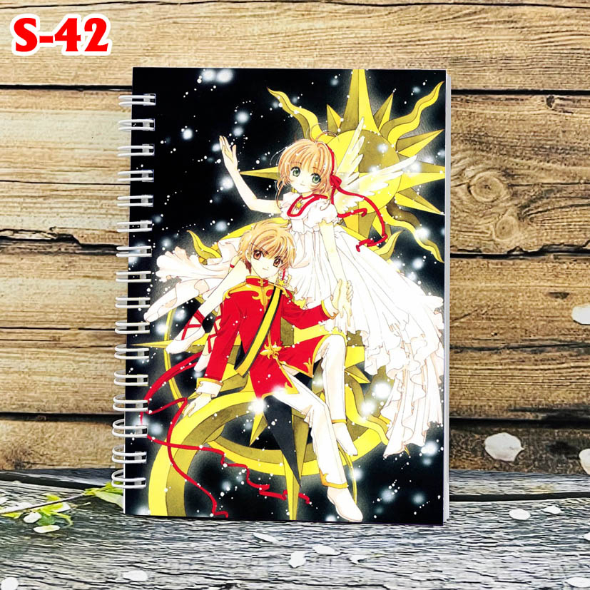 Sổ lò xo anime Card-Captor-Sakura, sổ gáy xoắn anime Card-Captor-Sakura