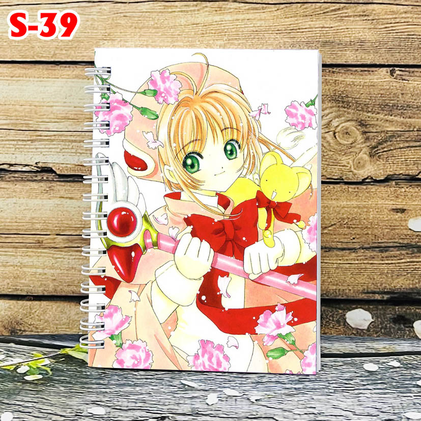 Sổ lò xo anime Card-Captor-Sakura, sổ gáy xoắn anime Card-Captor-Sakura