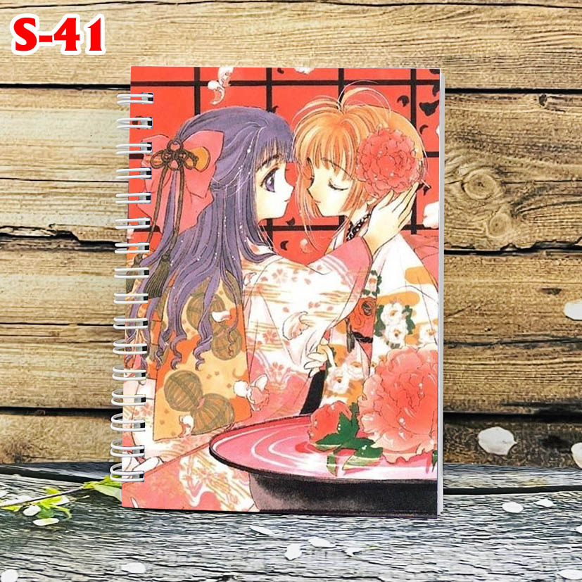 Sổ lò xo anime Card-Captor-Sakura, sổ gáy xoắn anime Card-Captor-Sakura