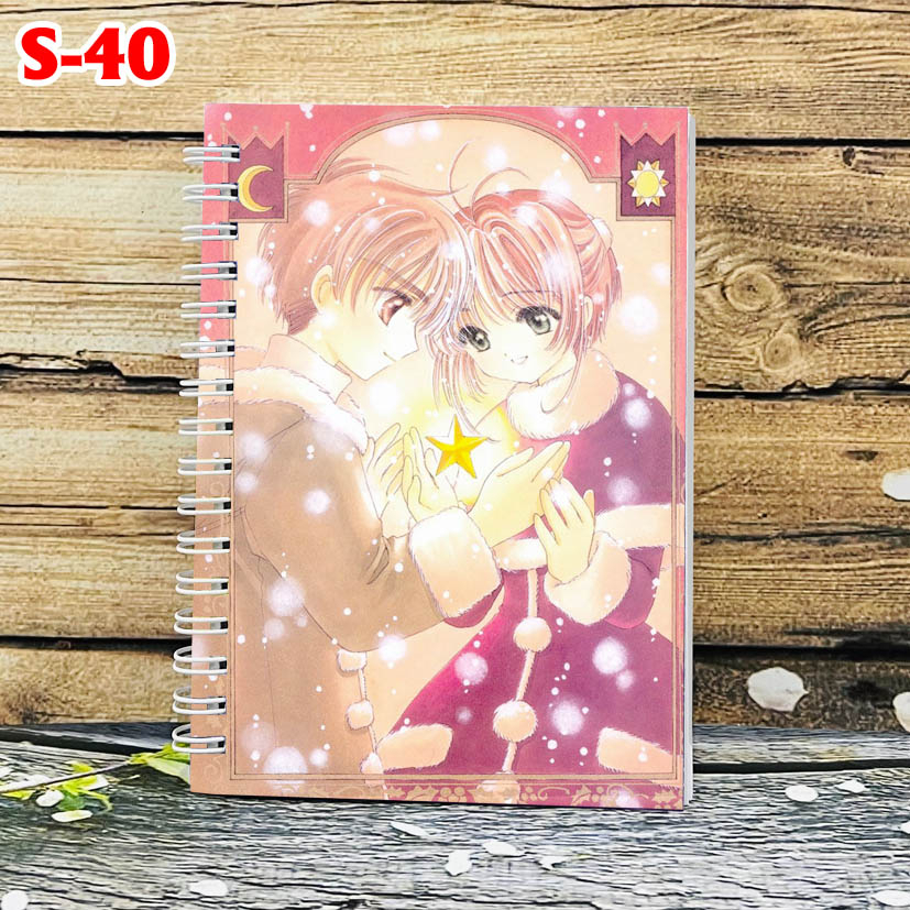 Sổ lò xo anime Card-Captor-Sakura, sổ gáy xoắn anime Card-Captor-Sakura