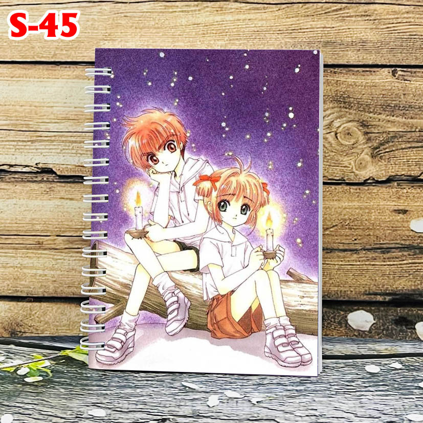 Sổ lò xo anime Card-Captor-Sakura, sổ gáy xoắn anime Card-Captor-Sakura