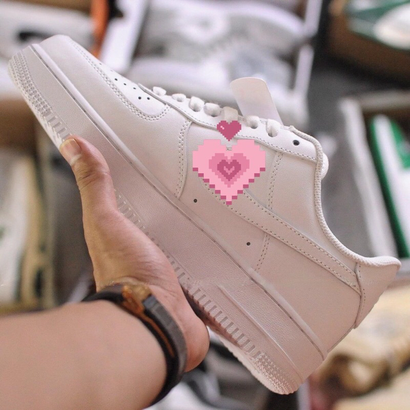 Giày Nike_Trắng Nam Nữ, Giày AF1 Air Force 1 Thời Trang Hàng Đẹp Full Box Bill