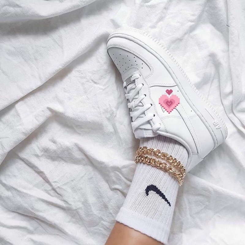 Giày Nike_Trắng Nam Nữ, Giày AF1 Air Force 1 Thời Trang Hàng Đẹp Full Box Bill