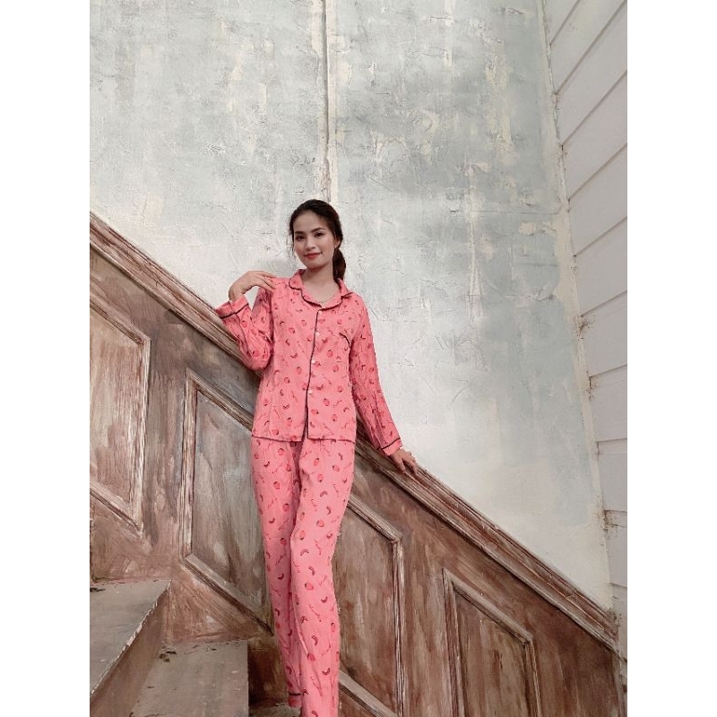 Pizama dài tay hot trend