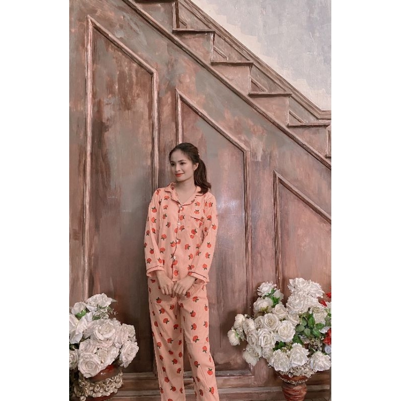 Pizama dài tay hot trend