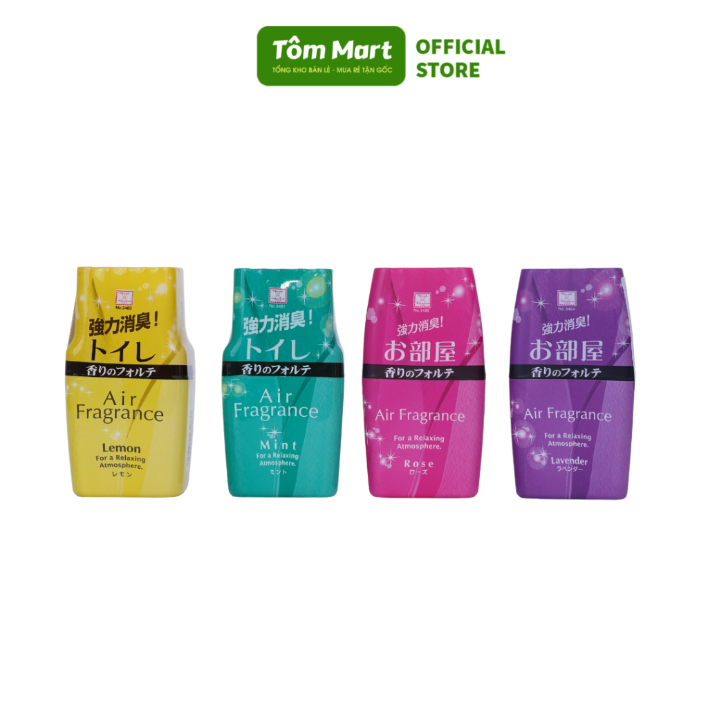 Khử mùi toilet nhà vệ sinh Nhật Bản TÔM MART thơm phòng, khử khuẩn, hương tự nhiên