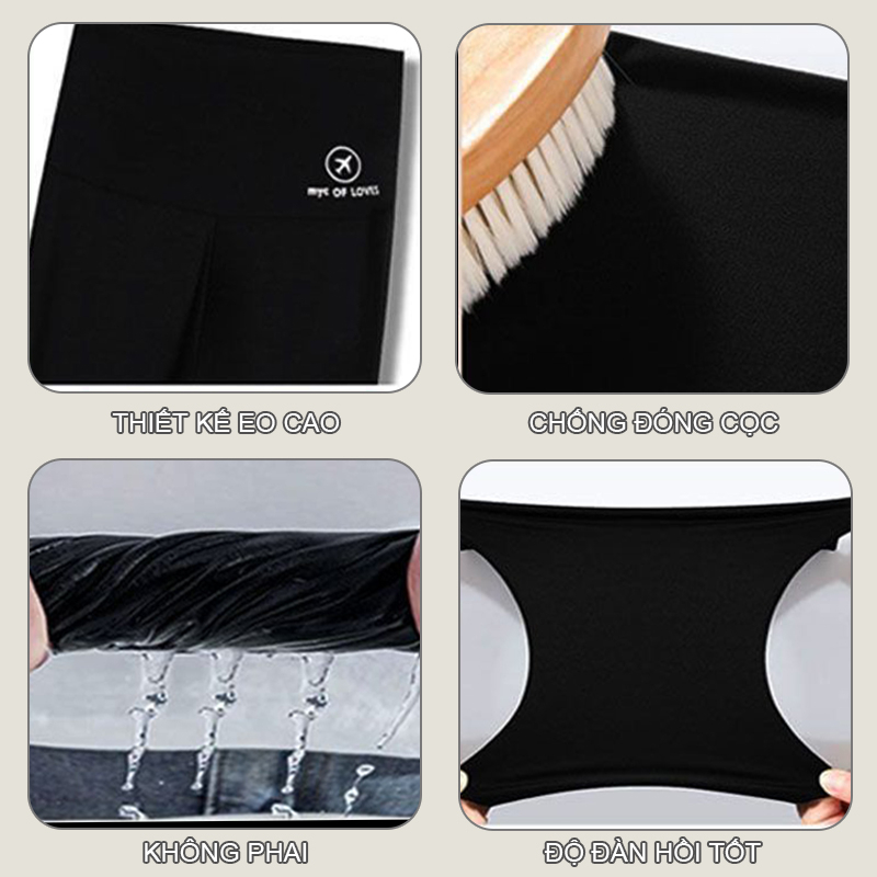 Quần tập yoga nữ，cạp cao quần nâng mông， thể thao đồ tập yoga，Simple khô  Thời trang bigsize-S-3XL-93kg