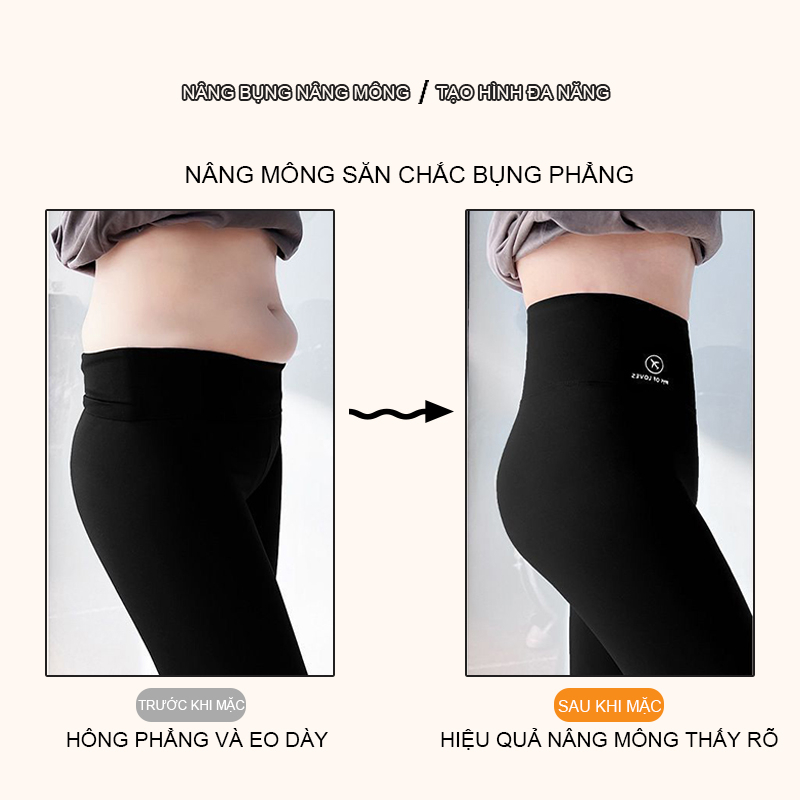 Quần tập yoga nữ，cạp cao quần nâng mông， thể thao đồ tập yoga，Simple khô  Thời trang bigsize-S-3XL-93kg