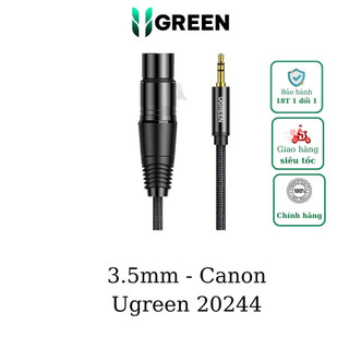 Cáp âm thanh 3.5mm sang canon dài 2m ugreen 20244