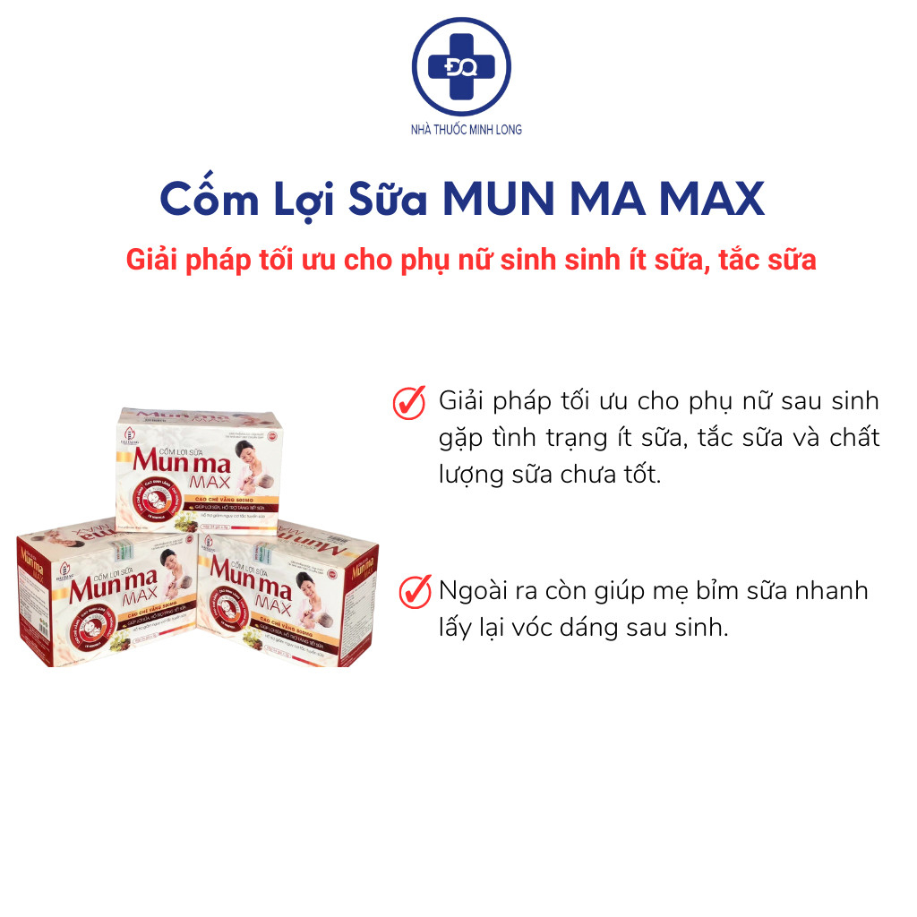 CỐM LỢI SỮA MUNMA MAX