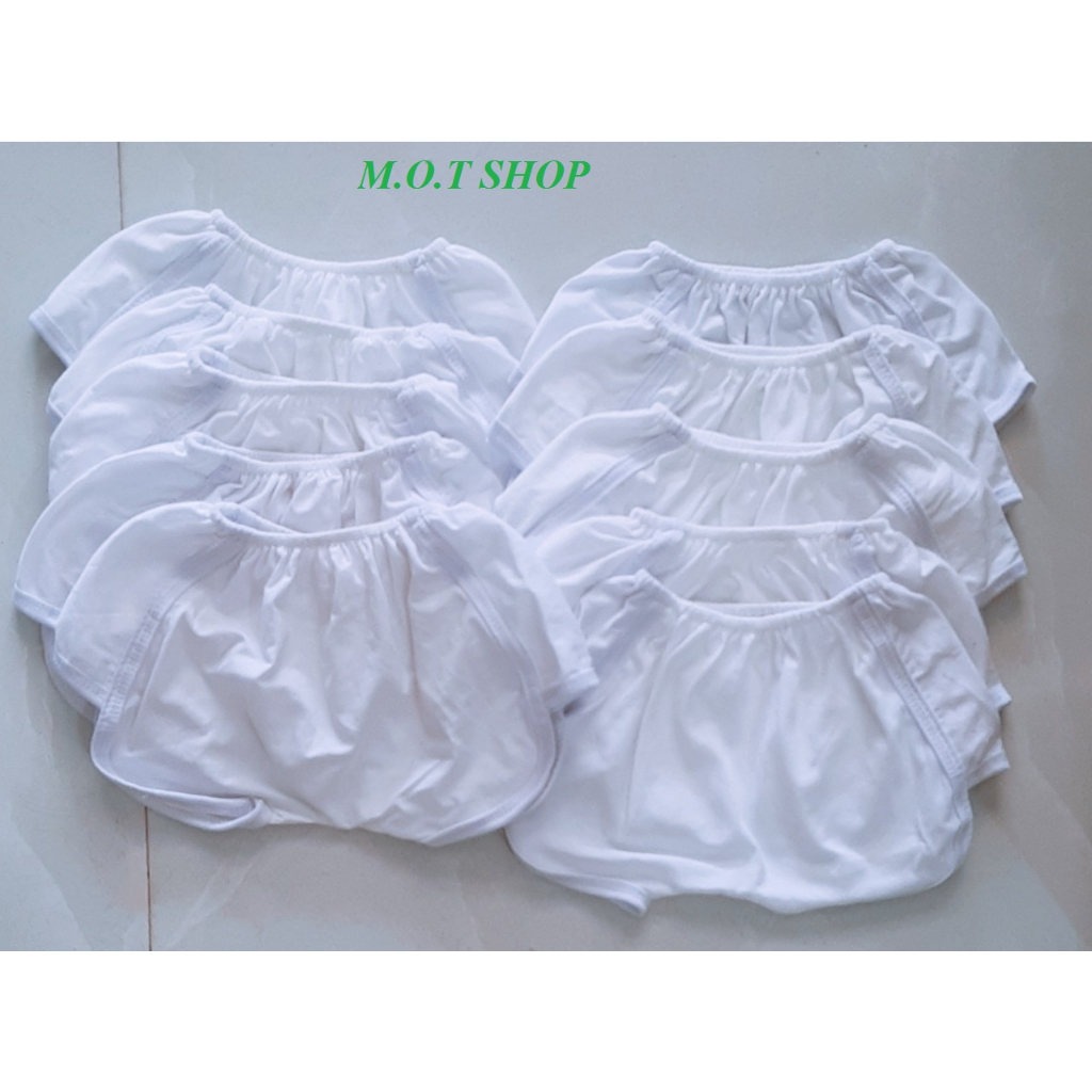 Sét  10 quần đùi bí trắng phù hợp cho bé trai và bé gái 4-15kg