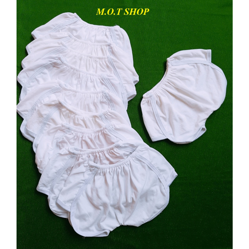 Sét  10 quần đùi bí trắng phù hợp cho bé trai và bé gái 4-15kg