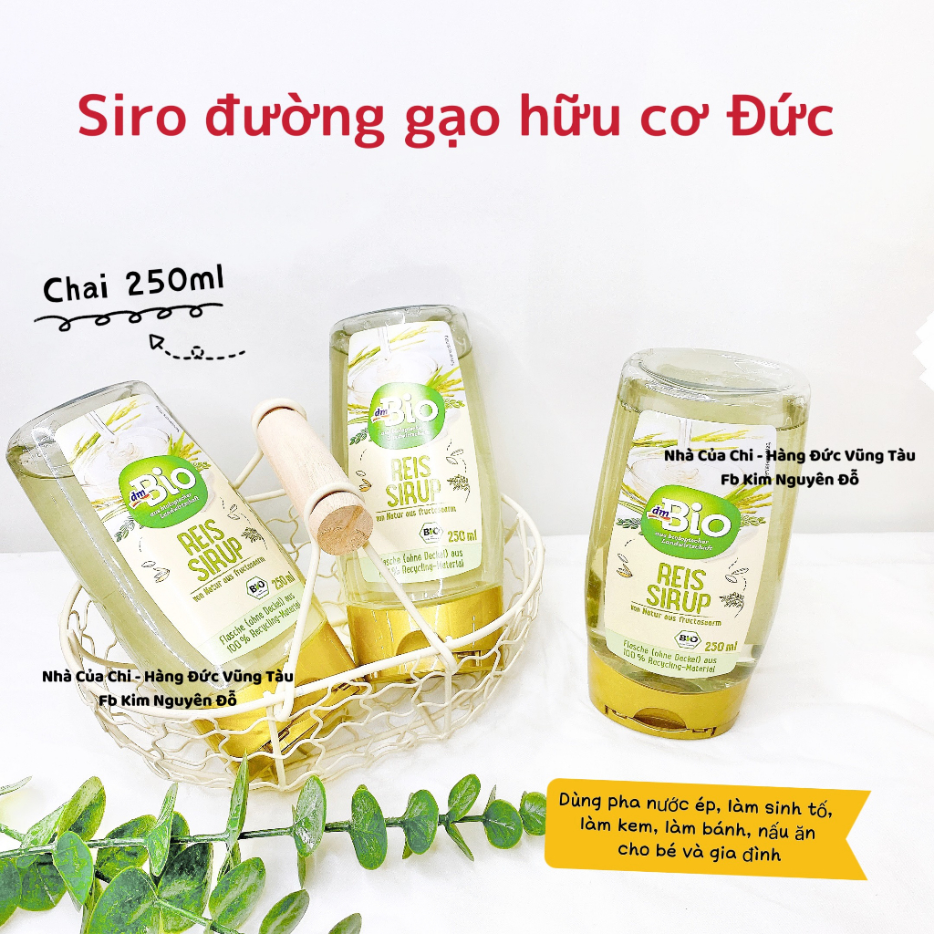 Siro gạo hữu cơ- hàng Đức