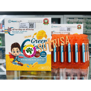 Green 6 Month Lysin, Beta Glucan, Thymomodulin, Taurin giúp ăn ngon tăng cường sức khỏe đường ruột.