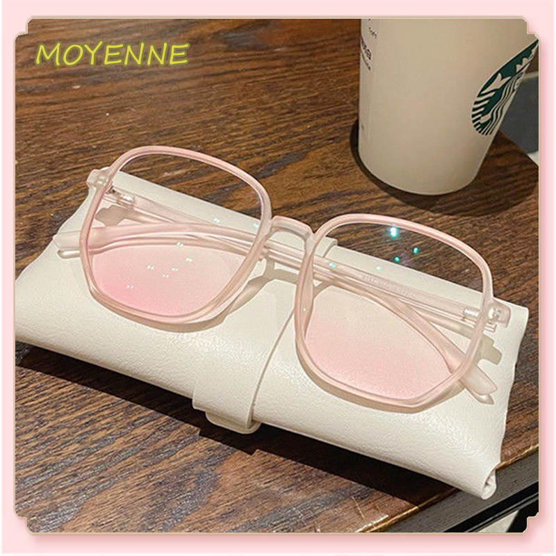 Kính MOYENNE Ống kính gradient màu hồng độc đáo kính mắt thời trang được ưa chuộng