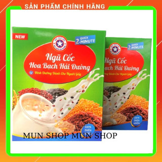 Combo 2 hộp bột ngũ cốc tăng cân hoa bạch hải đường