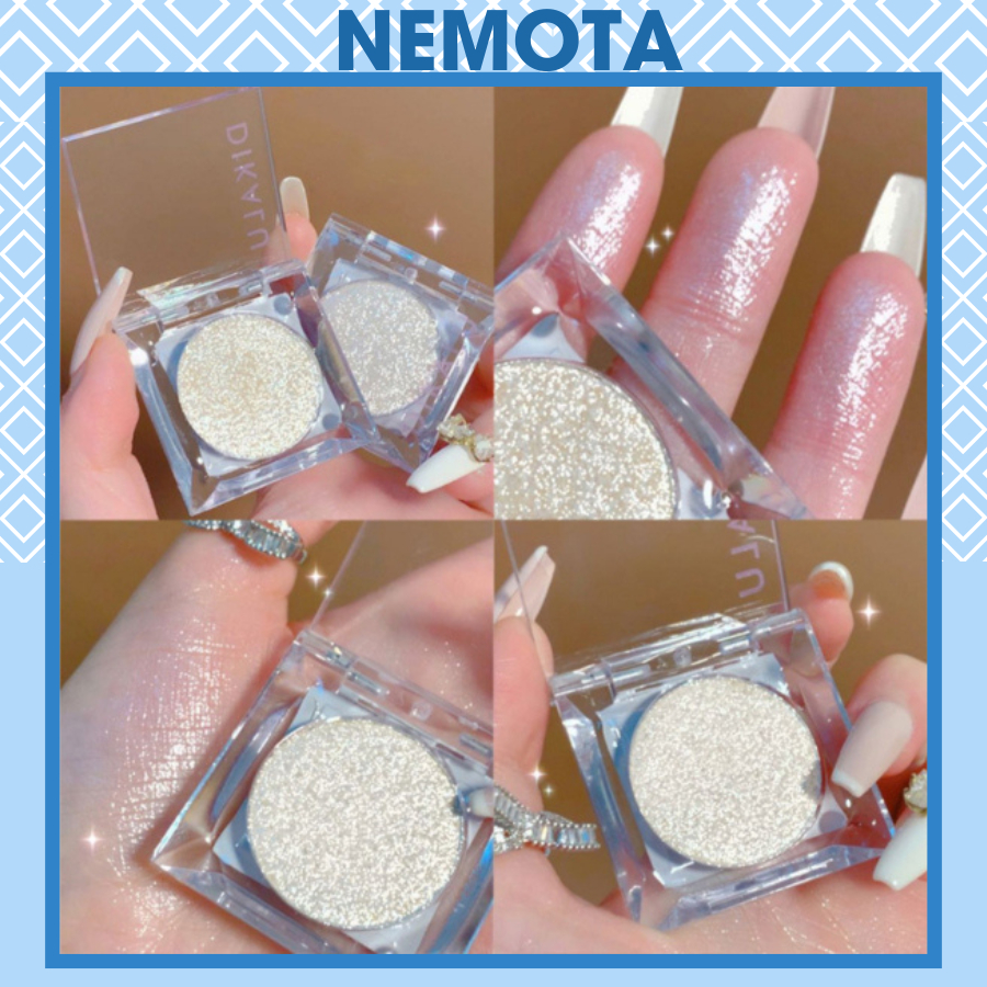 Phấn mắt nội địa trung Nemota bảng mắt 1 ô ánh nhũ bắt sáng lung linh PM01