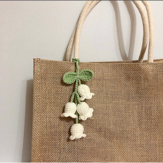Móc khoá hoa linh lan🌺 len handmade ~BobboStore🥕