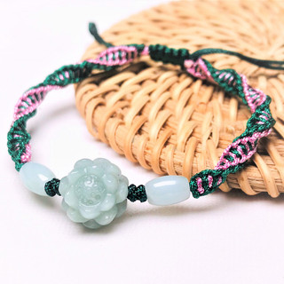 Lắc tay Sen ngọc Jade tự nhiên