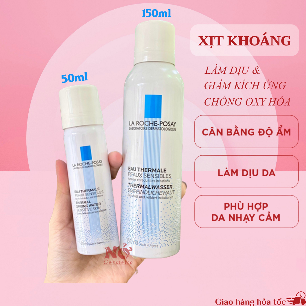 ( HKM tem phụ )Xịt Khoáng 50ml La roche posay Xịt khoáng dành cho da nhạy cảm La Roche Posay Thermal Spring Water 50ml | BigBuy360 - bigbuy360.vn