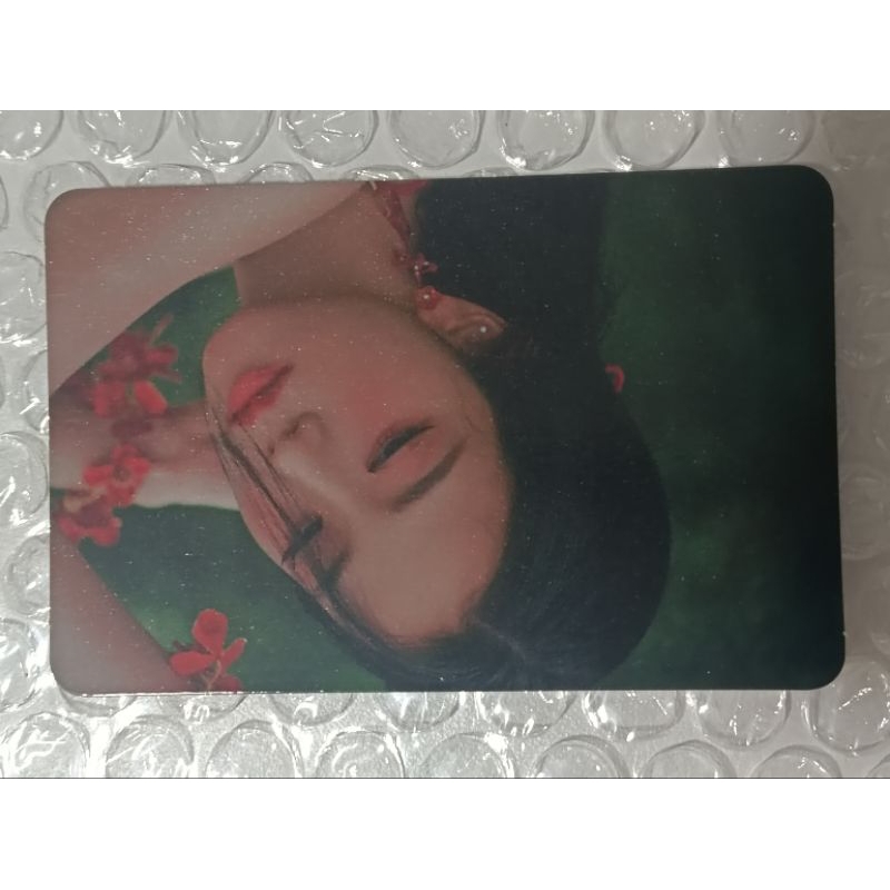 Thẻ ảnh photocard jisoo pob ktow4u official chính hãng thẻ ảnh jisoo me 1st solo album