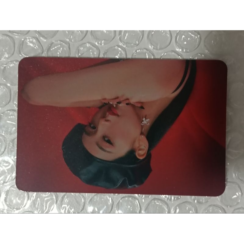 Thẻ ảnh photocard jisoo pob ktow4u official chính hãng thẻ ảnh jisoo me 1st solo album