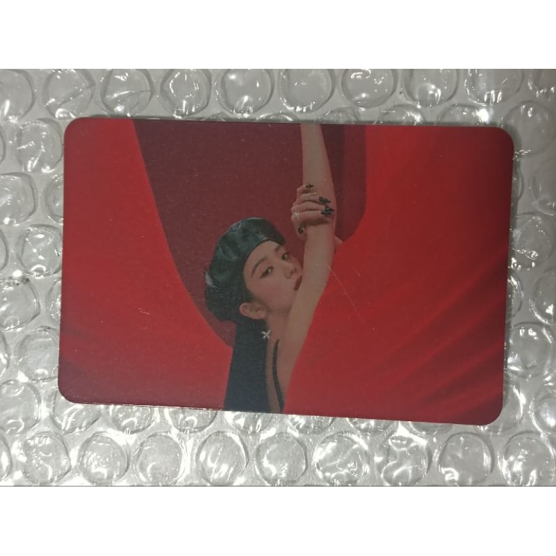 Thẻ ảnh photocard jisoo pob ktow4u official chính hãng thẻ ảnh jisoo me 1st solo album