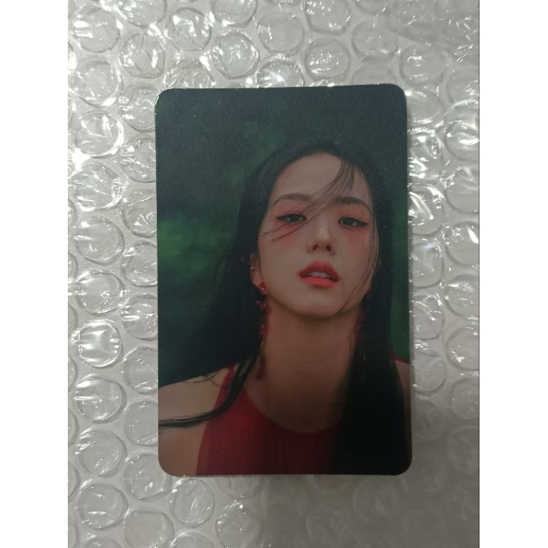 Thẻ ảnh photocard jisoo pob ktow4u official chính hãng thẻ ảnh jisoo me 1st solo album