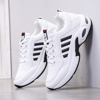 [Freeship 50k] Giày thể thao nam sneaker cổ cao chất liệu da độn đế đẹp