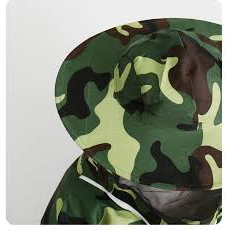 Áo liền mũ nuôi, bắt ong vải kaki dày dặn an toàn cho người sử dụng