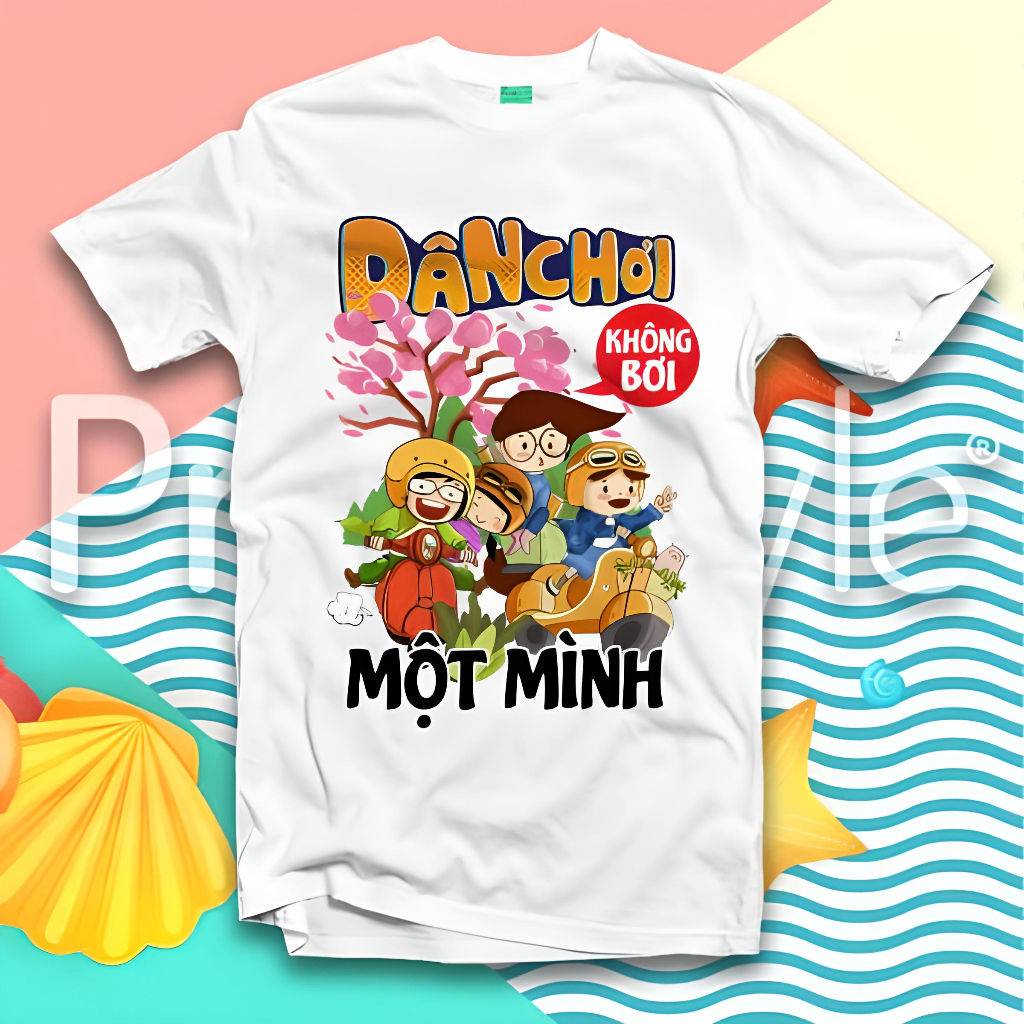 Áo thun đồng phục nhóm, áo phông nhóm công ty gia đình team biulding chất mát thoáng DP002