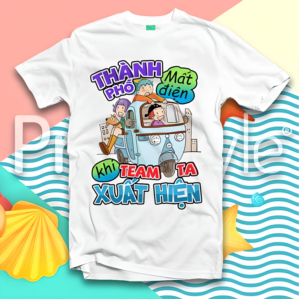 Áo thun đồng phục nhóm, áo phông nhóm công ty gia đình team biulding chất mát thoáng DP002