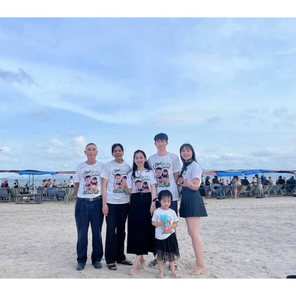 Áo thun đồng phục nhóm, áo phông nhóm công ty gia đình team biulding chất mát thoáng DP002