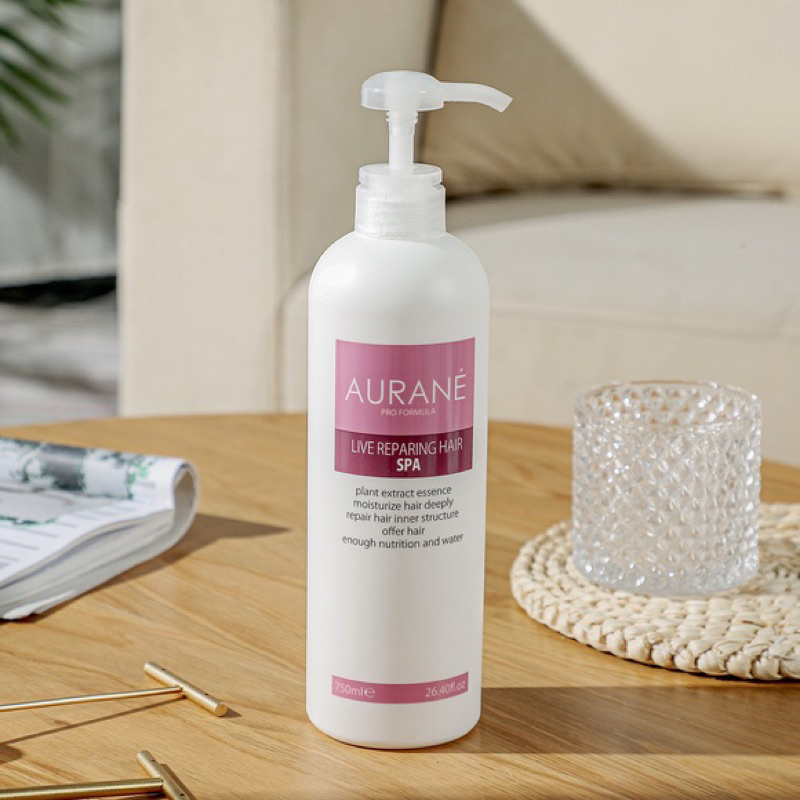 Dầu ngâm ủ phục hồi tóc Aurane Live Repairing Hair Spa 750ml