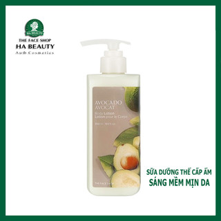 Sữa dưỡng thể dưỡng ẩm tốt trắng da thơm lâu The Face Shop Avocado Body Lotion