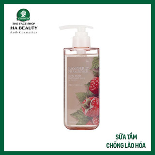 Sữa dưỡng thể dưỡng ẩm tốt chống lão hóa thơm lâu The Face Shop Raspberry Body Lotion 300ml