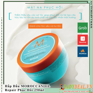 Hấp Dầu Phục Hồi Tóc Hư Tổn Moroccanoil Repair