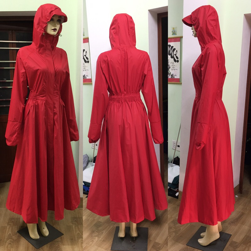 Măng tô mưa váy xoè cao cấp không xẻ sau Shop Rồng88🥇🌧