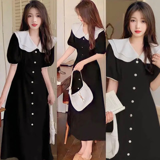 40-85kg Đầm bigsize che khuyết điểm - Váy sau sinh cho con ti có khoá kéo dọc 2 bên có sẵn tại shop Oanhltk